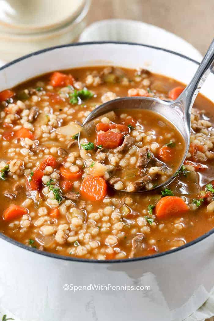Healthy Beef Barley Soup: Make-Ahead & Freezer-Friendly Dinner